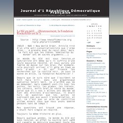 Le blé en péril… (Heureusement, la Fondation Rockefeller est là !) · Journal d’1 Révoltant Despotisme Français