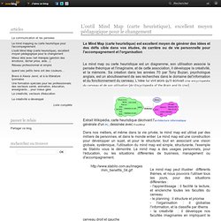 L'outil Mind Map (carte heuristique), excellent moyen pédagogique pour le changement