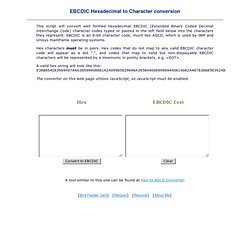 Ebcdic Converter