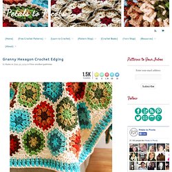 Granny Hexagon Crochet Edging