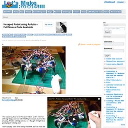 Hexapod Robot using Arduino Mega and 9g Servos