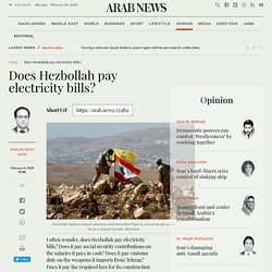 Does Hezbollah pay electricity bills?