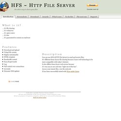 HFS ~ HTTP File Server