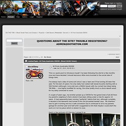 Hi From Australia CB350 - page 1 - Cafe Racers - DO THE TON