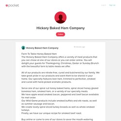 Hickory Baked Ham Company on Pocket