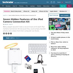 Seven Hidden Features of the iPad Camera Connection Kit