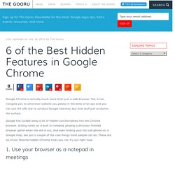 6 of the Best Hidden Features in Google Chrome