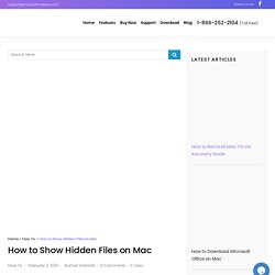 How to Show Hidden Files on Mac (Simple Methods)