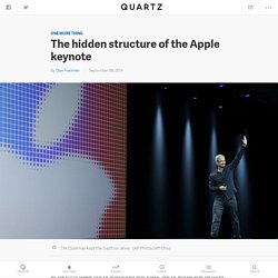 The hidden structure of the Apple keynote