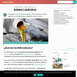 Hidrocarburos: clasificación, propiedades y características