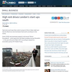 High rent drives London’s start-ups south