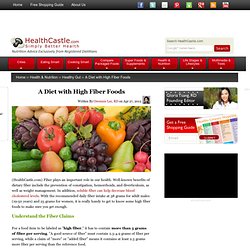 High Fiber Diet: A Complete Food List