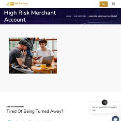Merchant Account Provider High Risk