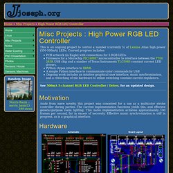 High Power RGB LED Controller