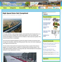 High Speed Solar Rail Completed