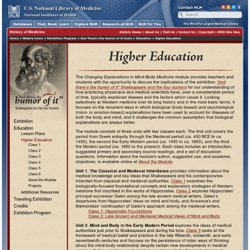 Higher Education - Education - And There's the Humor of it: Shakespeare and the Four Humors
