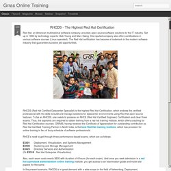 RHCDS - The Highest Red Hat Certification