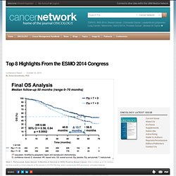 Top 8 Highlights From the ESMO 2014 Congress