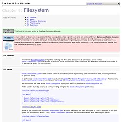 The Boost C++ Libraries - Filesystem