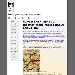 US Highway endpoints in Tulsa OK and area
