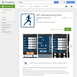 HIIT interval training timer