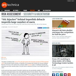 “SSL hijacker” behind Superfish debacle imperils large number of users