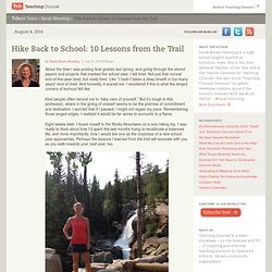 Hike Back to School: 10 Life Lessons from the Trail