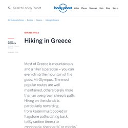 Hiking in Greece