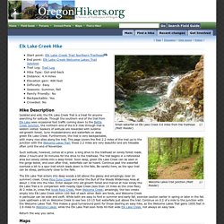 Elk Lake Creek Hike - Hiking in Portland, Oregon and Washington
