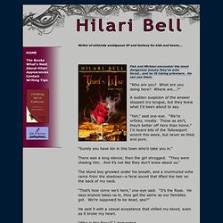 Hilari Bell, author
