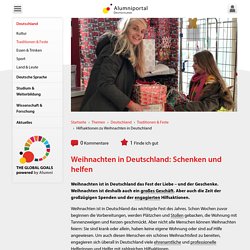 Hilfsaktionen zu Weihnachten in Deutschland