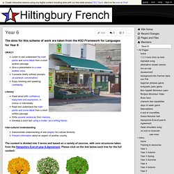 HiltingburyFrench - Year 6