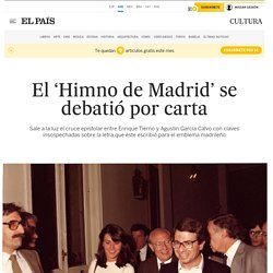 El ‘Himno de Madrid’ se debatió por carta