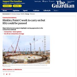 Hinkley Point C work to carry on but HS2 could be paused