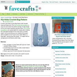 Hip Hobo Crochet Bag Pattern