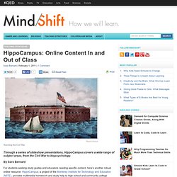 HippoCampus: Online Content In and Out of Class