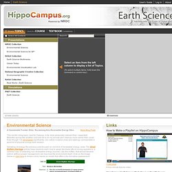 Environmental Science - Homework and Study Help - Free help with your Environmental Science homework