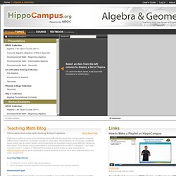 Algebra & Geometry - Homework and Study Help - Free help with your Algebra homework