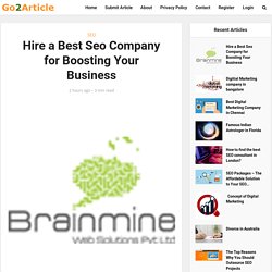 Hire a Best Seo Company for Boosting Your Business