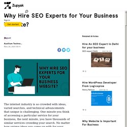 Why Hire SEO Experts for Your Business Website?