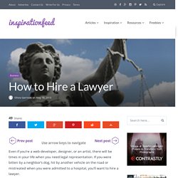 How to Hire a Lawyer