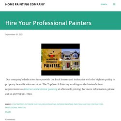 Hire Your Professional Painters