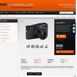 Leica M9-P hire - Leica M9-P rental