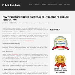 House Renovation Services