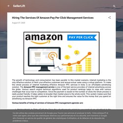 Hiring The Services Of Amazon Pay Per Click Management Services