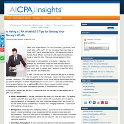 Is Hiring a CPA Worth it? 5 Tips for Getting Your Money’s Worth