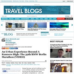 Arne Schmidt and Claudia Hirschberger: An Urban Experience Beyond A Runners High: The 39th BMW Berlin Marathon