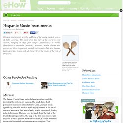 Hispanic Music Instruments