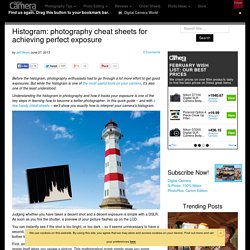 Histogram: photography cheat sheets for achieving perfect exposure