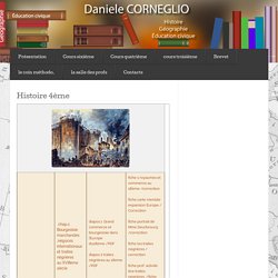 Histoire 4ème « DANIELE CORNEGLIO,HISTOIRE,GEOGRAPHIE,COLLEGE LA GUICHARDE,COURS,EDUCATION CIVIQUE,TOULON